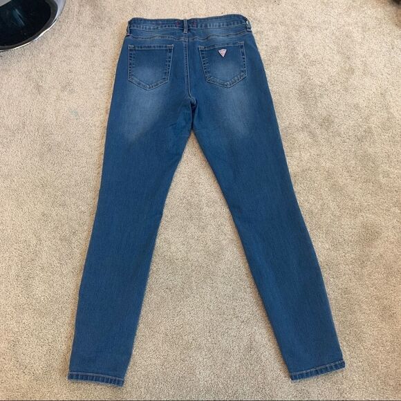 𝅺GUESS jeans high waist skinny Tahiana fit Sz 28 stretchy - Picture 4 of 11